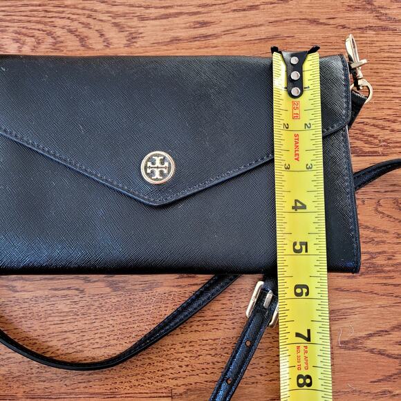 Tory Burch Robison Leather Crossbody Bag - Picture 9 of 10